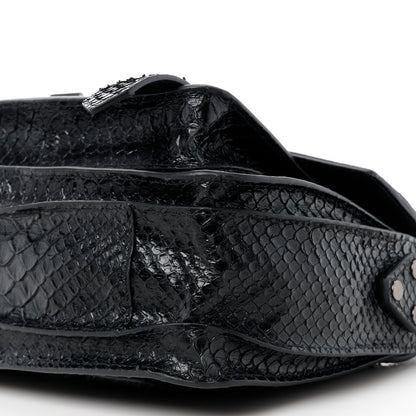 Proenza Schouler PROENZA SCHOULER Snakeskin Tiny PS1 Satchel Black 11 of 11