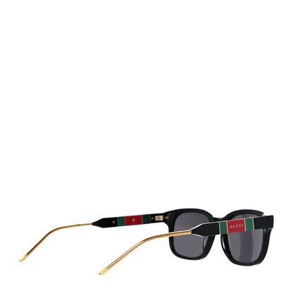 Gucci Acetate Square Frame Web Glitter Sunglasses GG062S Black 4 of 7