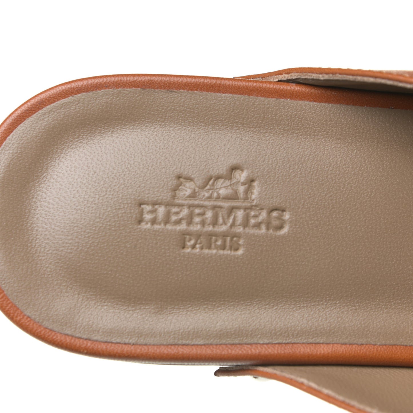 Heritage Calfskin Carlotta Mules 37 Naturel