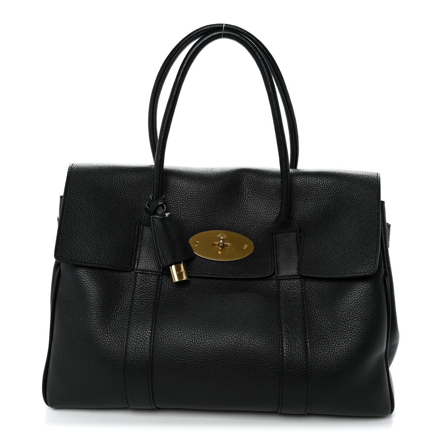 Mulberry Small Classic Grain Bayswater Black 1 of 10
