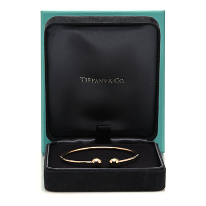 Tiffany 18K Rose Gold 8mm HardWear Ball Wire Bracelet 5 of 5