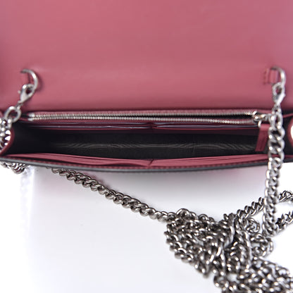 Gucci GG Supreme Monogram Blooms Chain Wallet Beige Multicolor Dry Rose 5 of 10