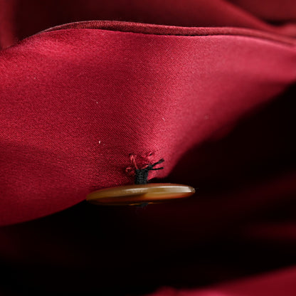 The Row Satin The Ascot Bag Burgundy 11 of 11
