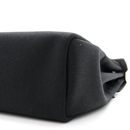 Hermes Military Toile Vache Hunter Herbag Zip PM 31 Black 12 of 14
