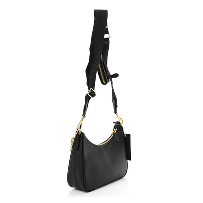 Prada Saffiano Lux Re-Edition 2005 Shoulder Bag Black 3 of 10