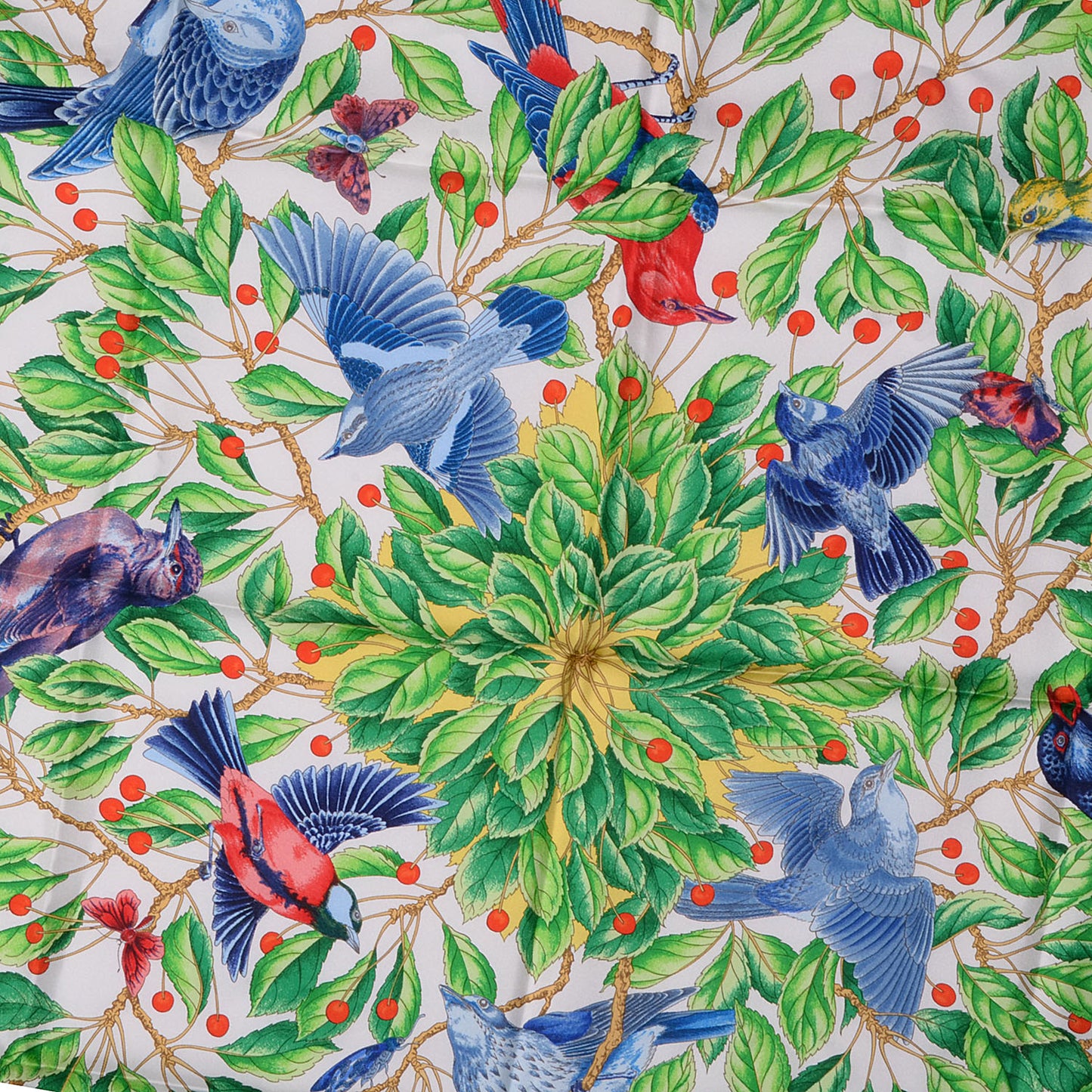 Silk Les Merises Scarf 90