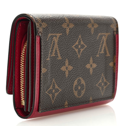 Louis Vuitton Monogram Flore Compact Wallet Fuchsia 3 of 6