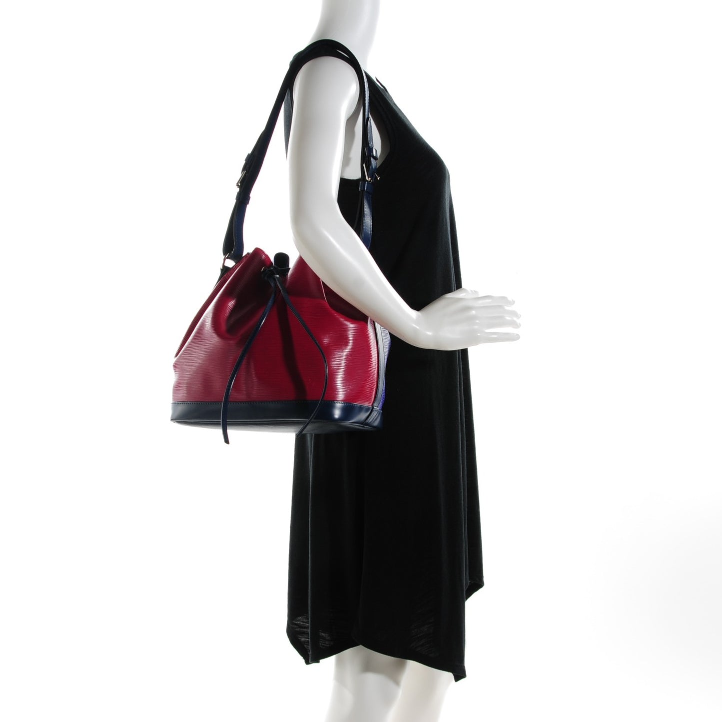 Epi Tri-Color Petit Noe Figue Fuchsia Indigo