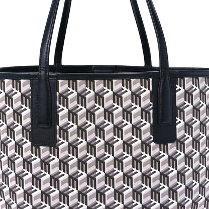 MCM Visetos Medium Liz Reversible Shopper Tote Black 14 of 18