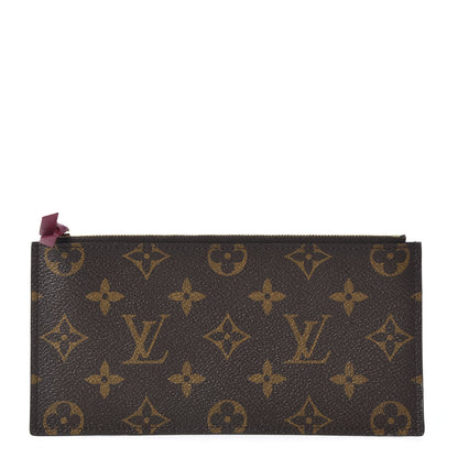 Louis Vuitton Monogram Felicie Chain Wallet Zippered Insert Fuchsia 1 of 7