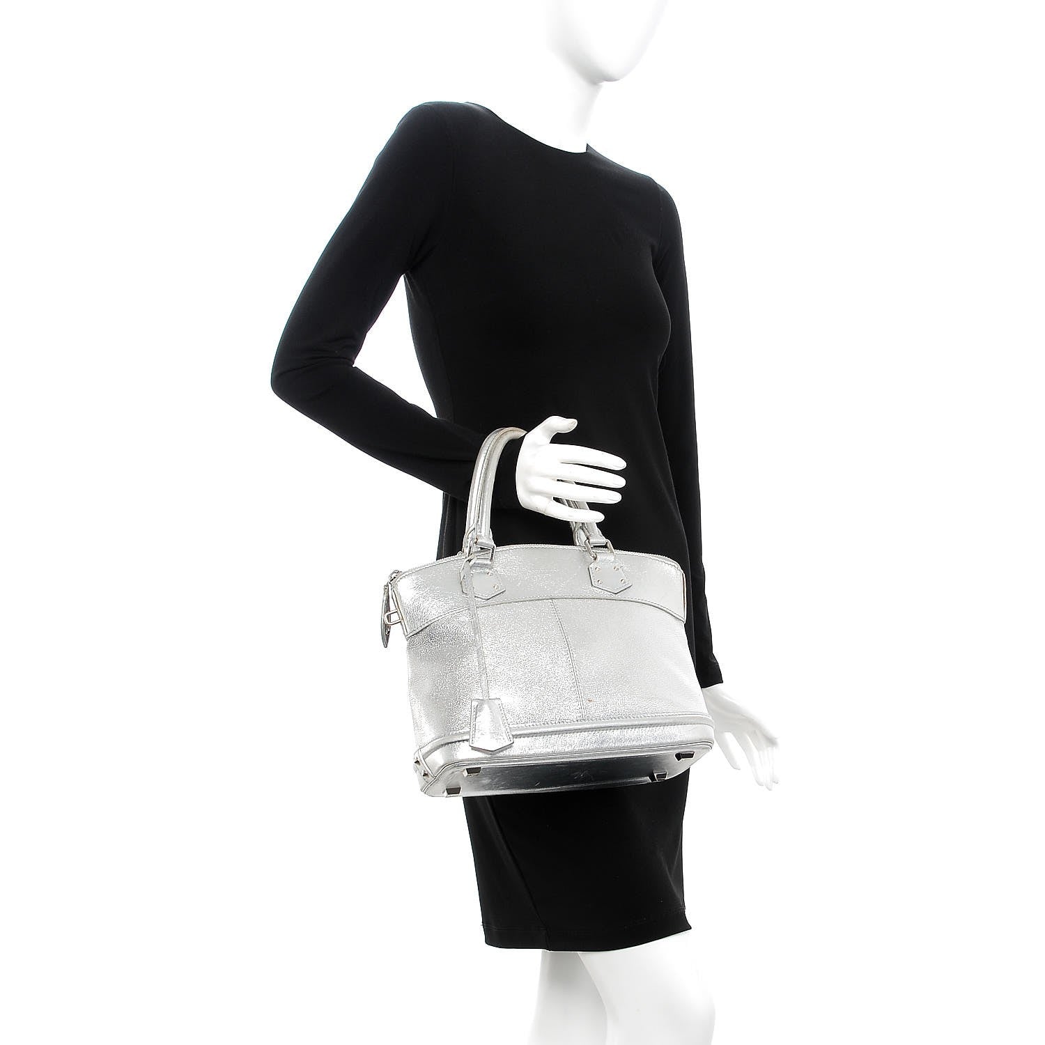 Louis Vuitton Suhali Lockit PM Silver 2 of 23