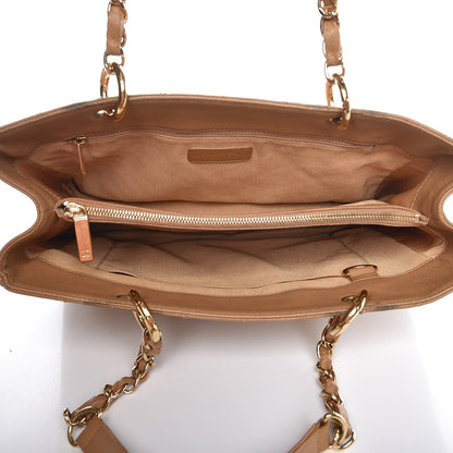 Chanel Caviar Quilted Grand Shopping Tote GST Beige 5 of 25