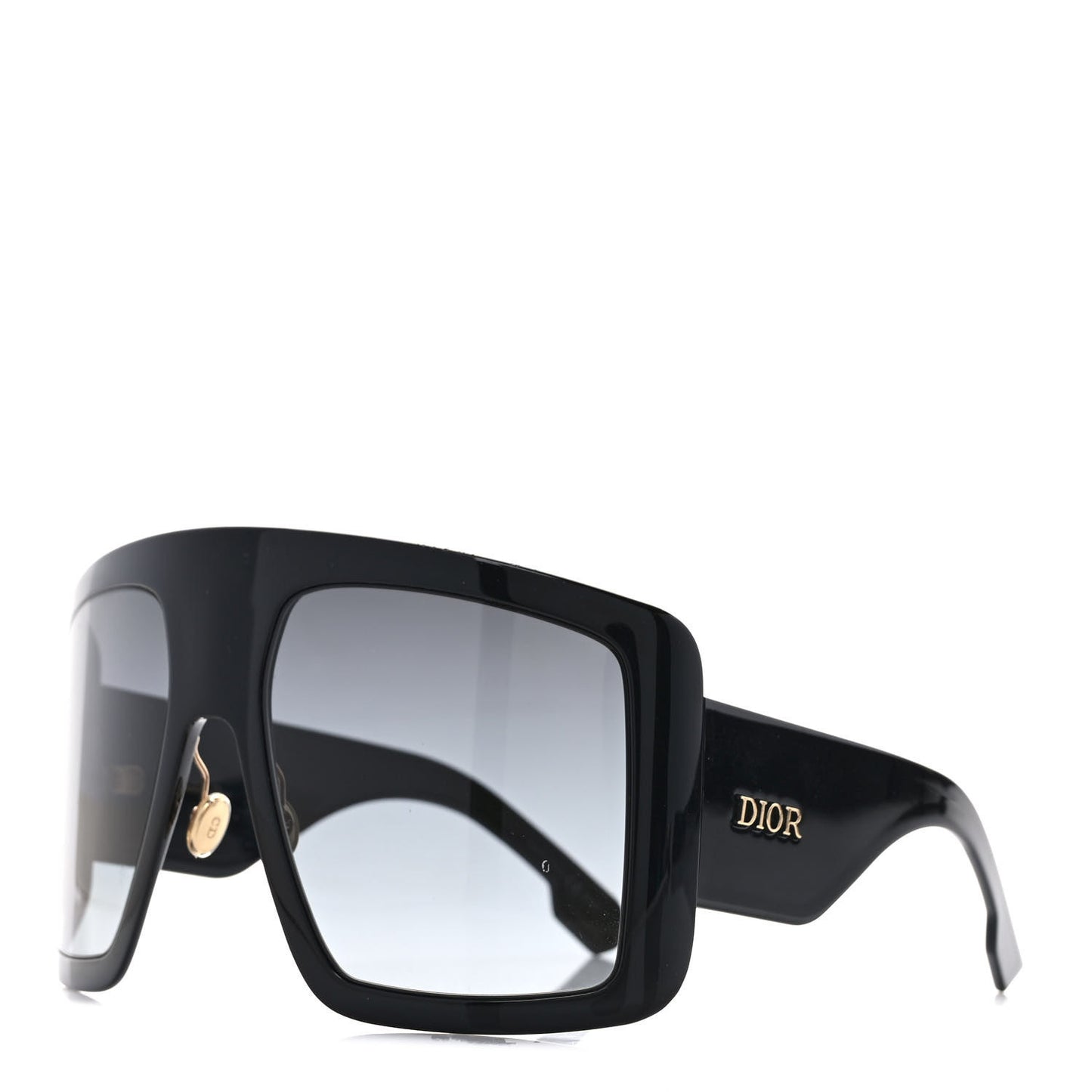 Acetate DiorSo Light 1 Shield Sunglasses Black