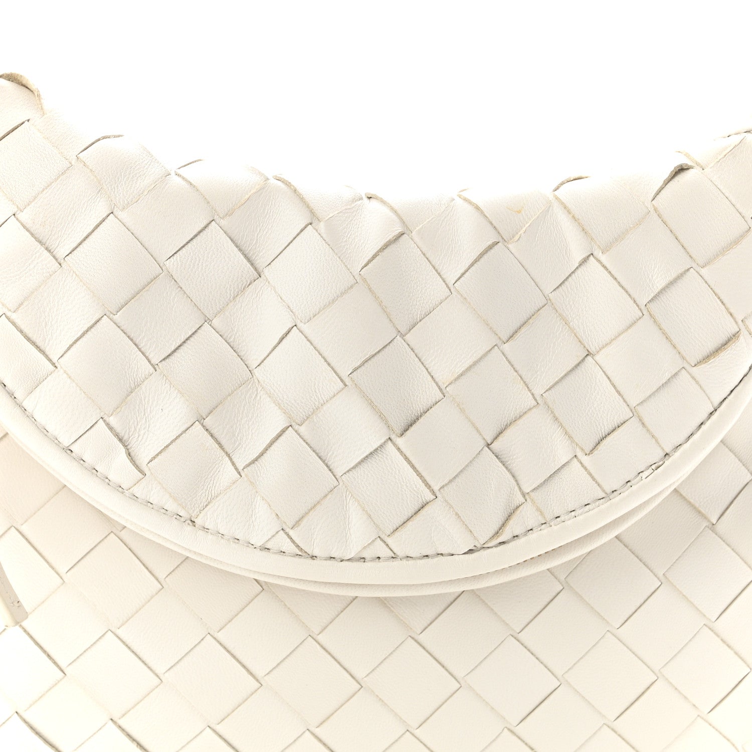 Bottega Veneta Nappa Intrecciato Small Gemelli White 8 of 10