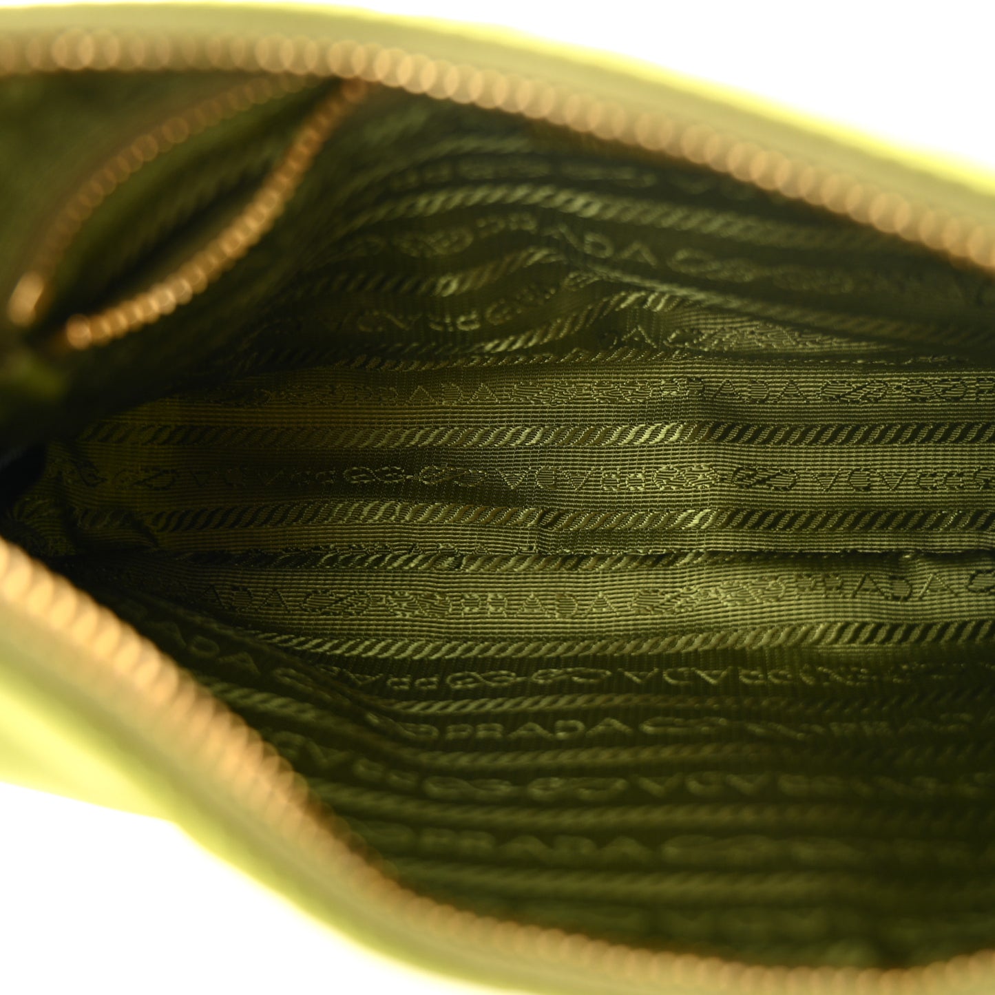 Re-Nylon Saffiano Mini Re-Edition 2005 Bag Ivy Green