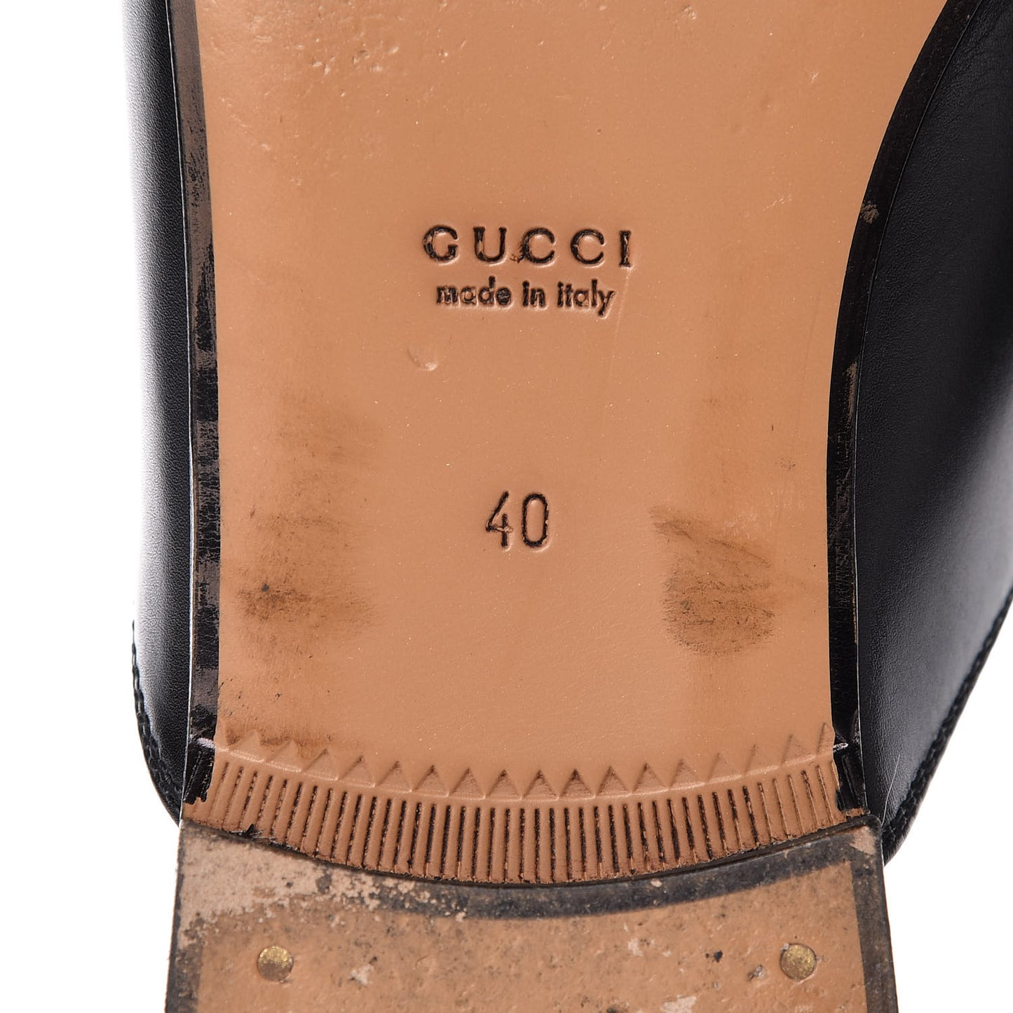 Calfskin Womens Princetown Slippers 40 Black