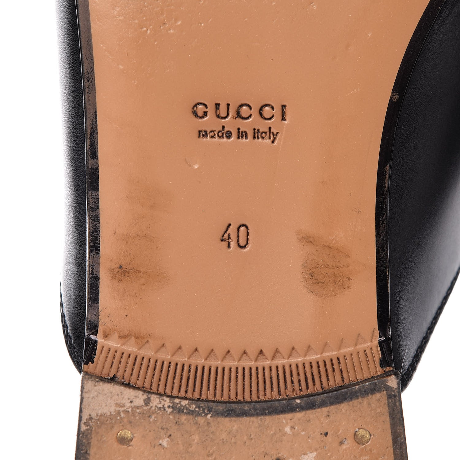 Gucci Calfskin Womens Princetown Slippers 40 Black 10 of 16