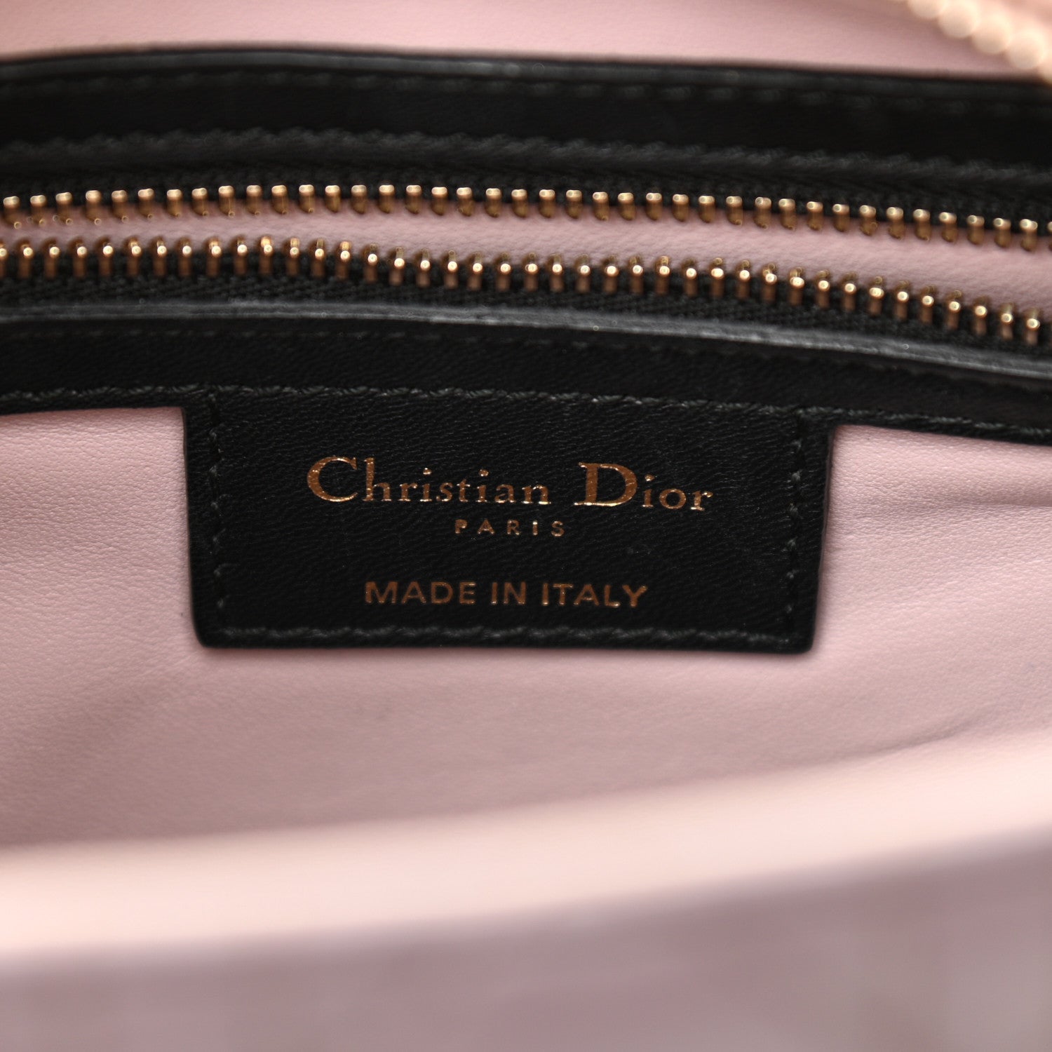Christian Dior Lambskin Cannage Medium Tri-Color Lady Dior Brown 5 of 13