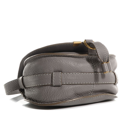 Chloe Calfskin Mini Marcie Round Crossbody Bag Cashmere Grey 4 of 10