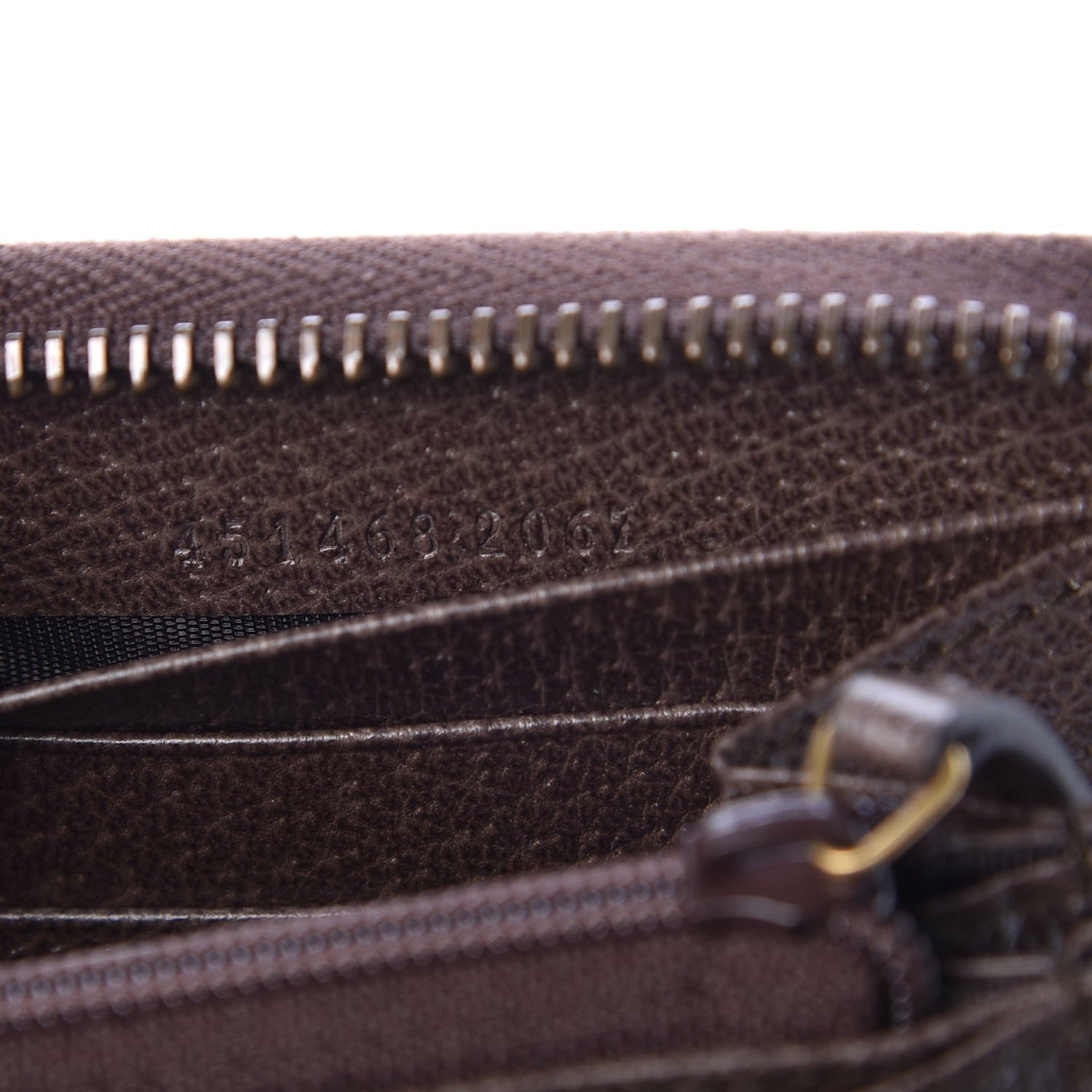 Gucci GG Supreme Monogram Bengal Zip Around Wallet Beige Yard 7 of 8