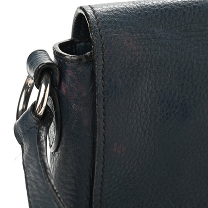 Miu Miu Vitello Phenix Madras Shoulder Bag Oltremare 14 of 24