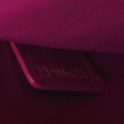 Christian Dior Bullcalf Medium Diorissimo Tote Black Rose Indien 9 of 12