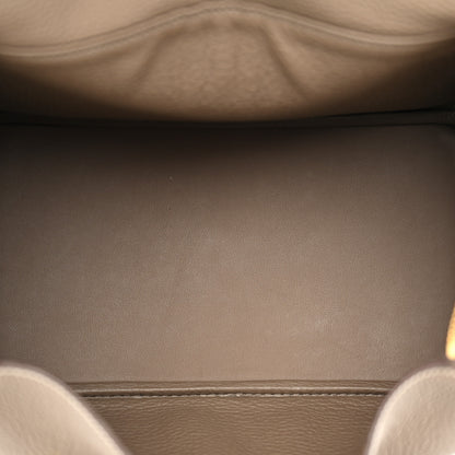 Hermes Taurillon Clemence Lindy 30 Etoupe 5 of 13