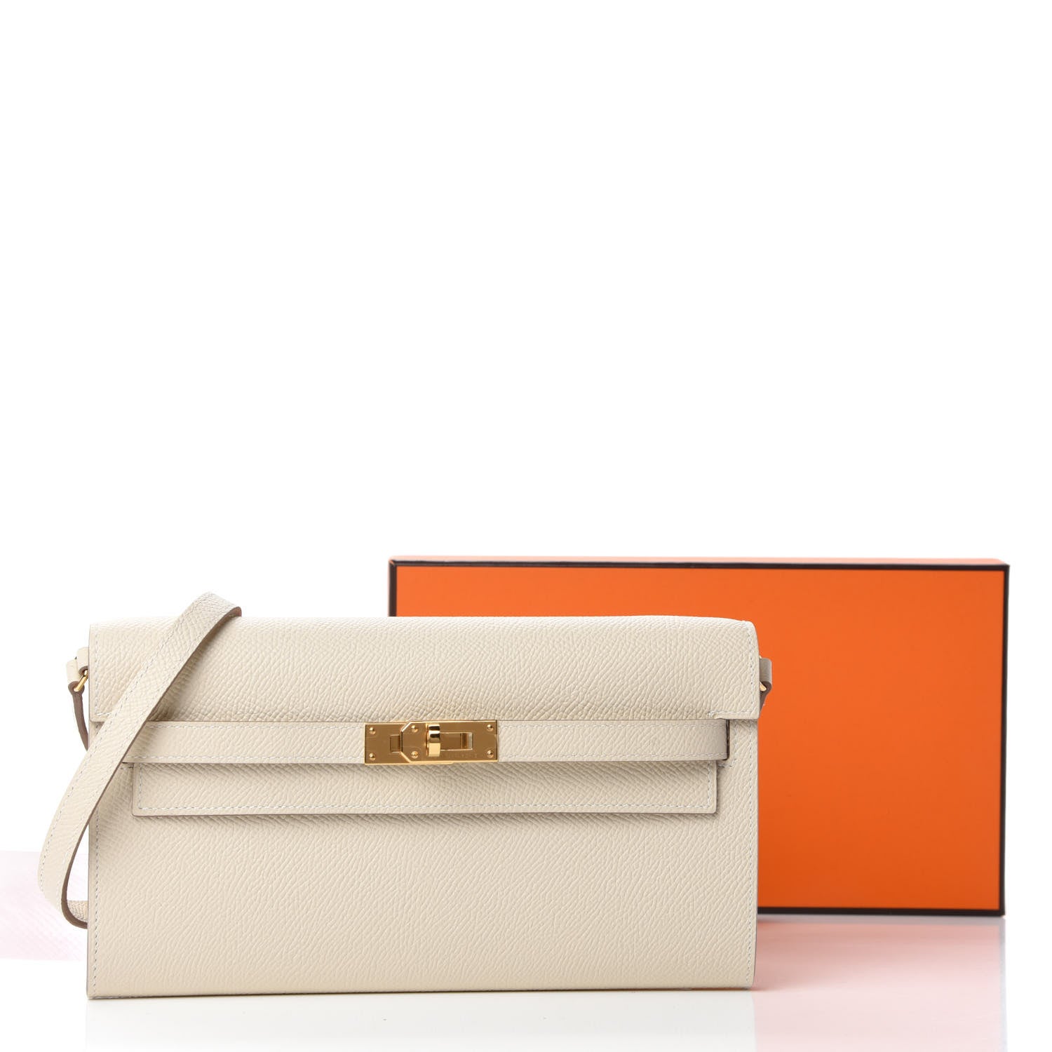 Hermes Epsom Kelly Wallet To Go Craie 11 of 11