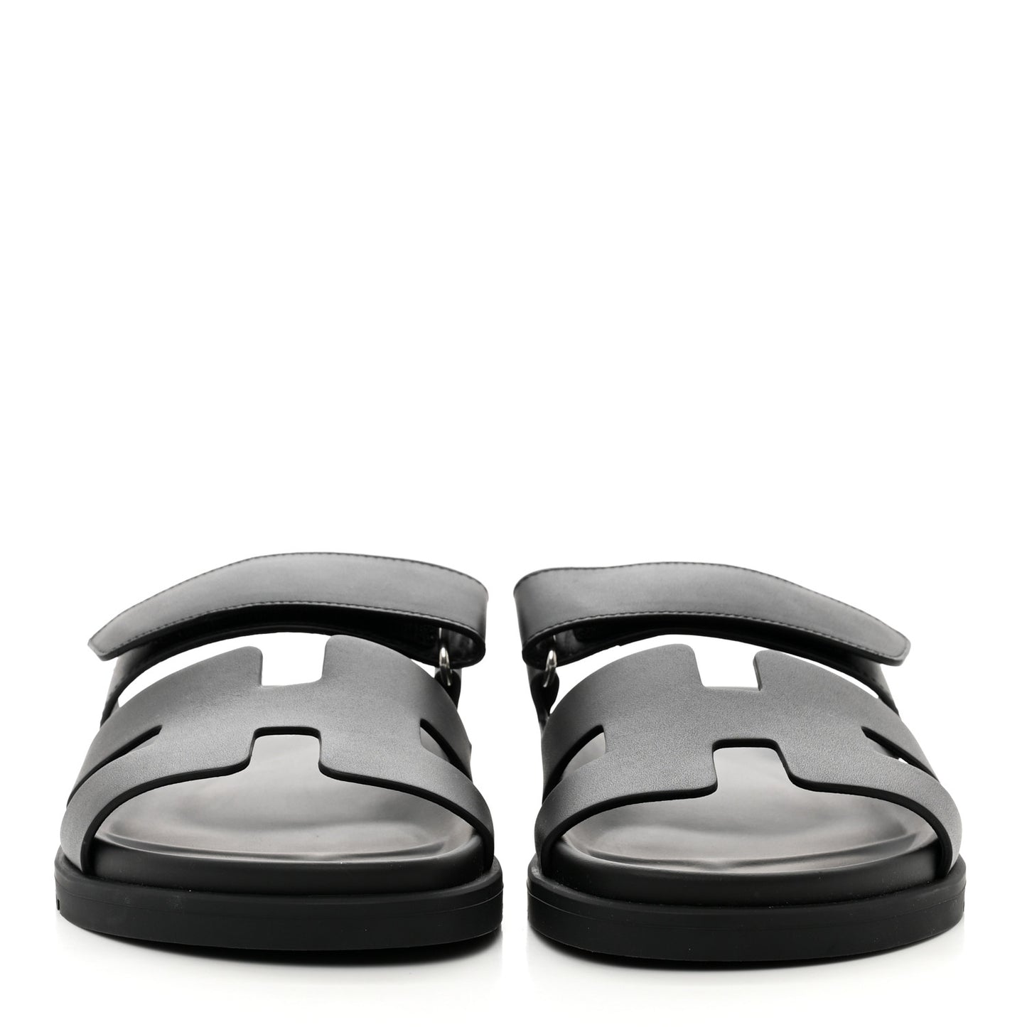Calfskin Womens Chypre Sandals 37.5 Black