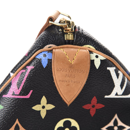 Louis Vuitton Monogram Multicolor Speedy 30 Black 9 of 10