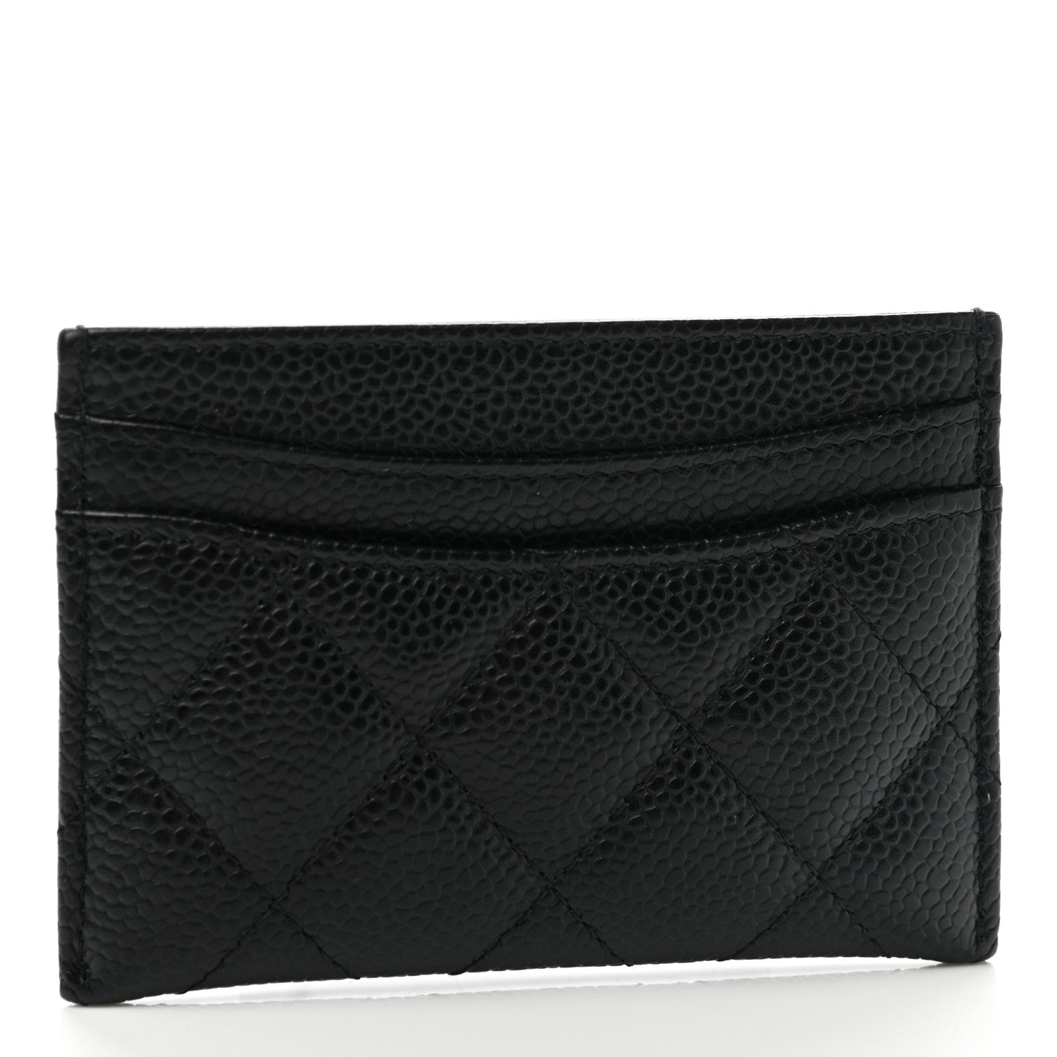 Chanel Caviar Quilted Card Holder Black 3 of 9