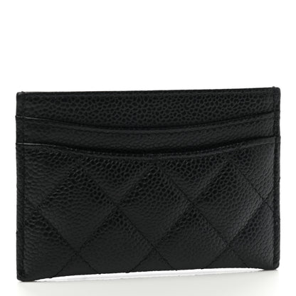 Chanel Caviar Quilted Card Holder Black 3 of 9
