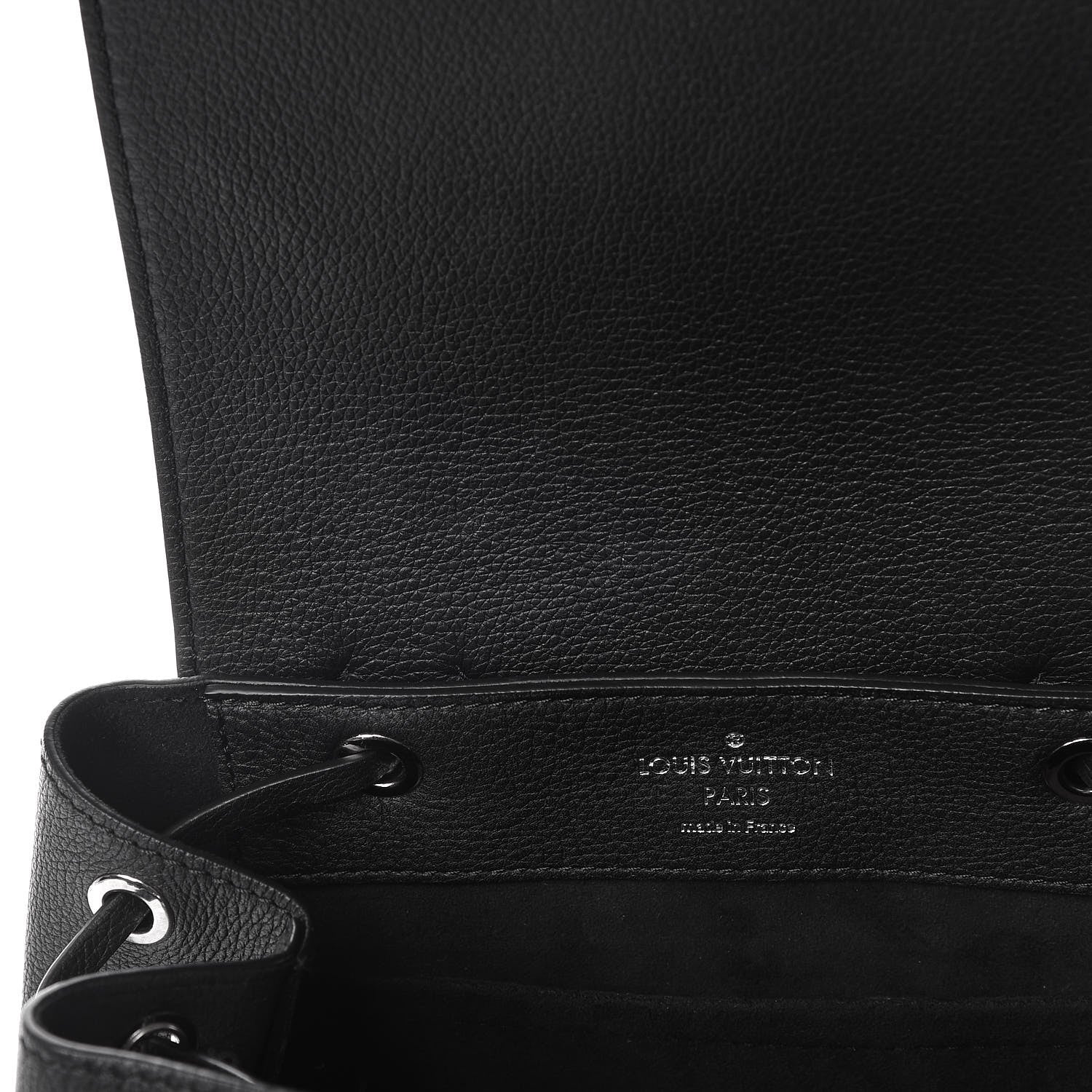 Louis Vuitton Calfskin Lockme Backpack Black 11 of 13