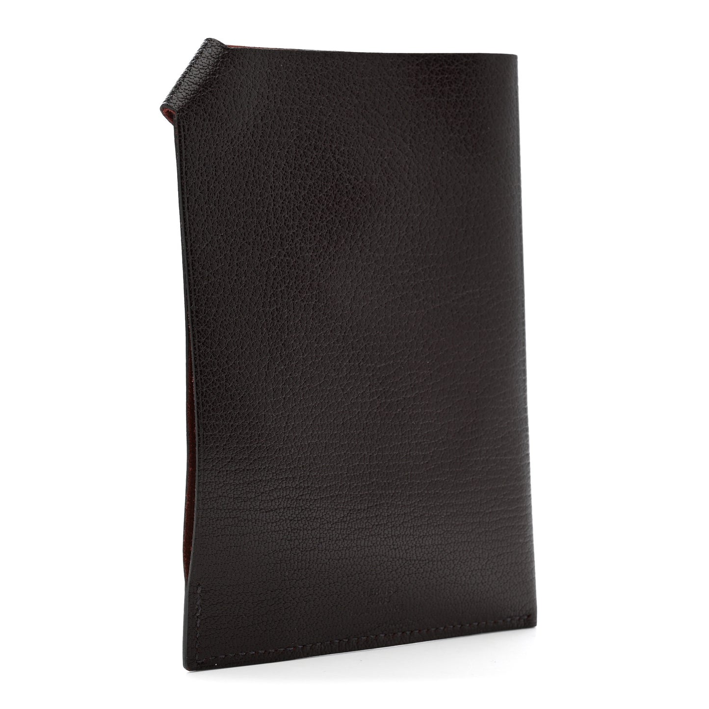Chevre Mysore Tarmac PM Passport Holder Rouge Sellier