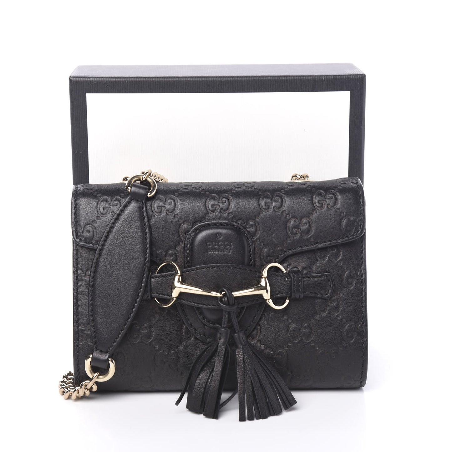 Guccissima Mini Emily Shoulder Bag Black