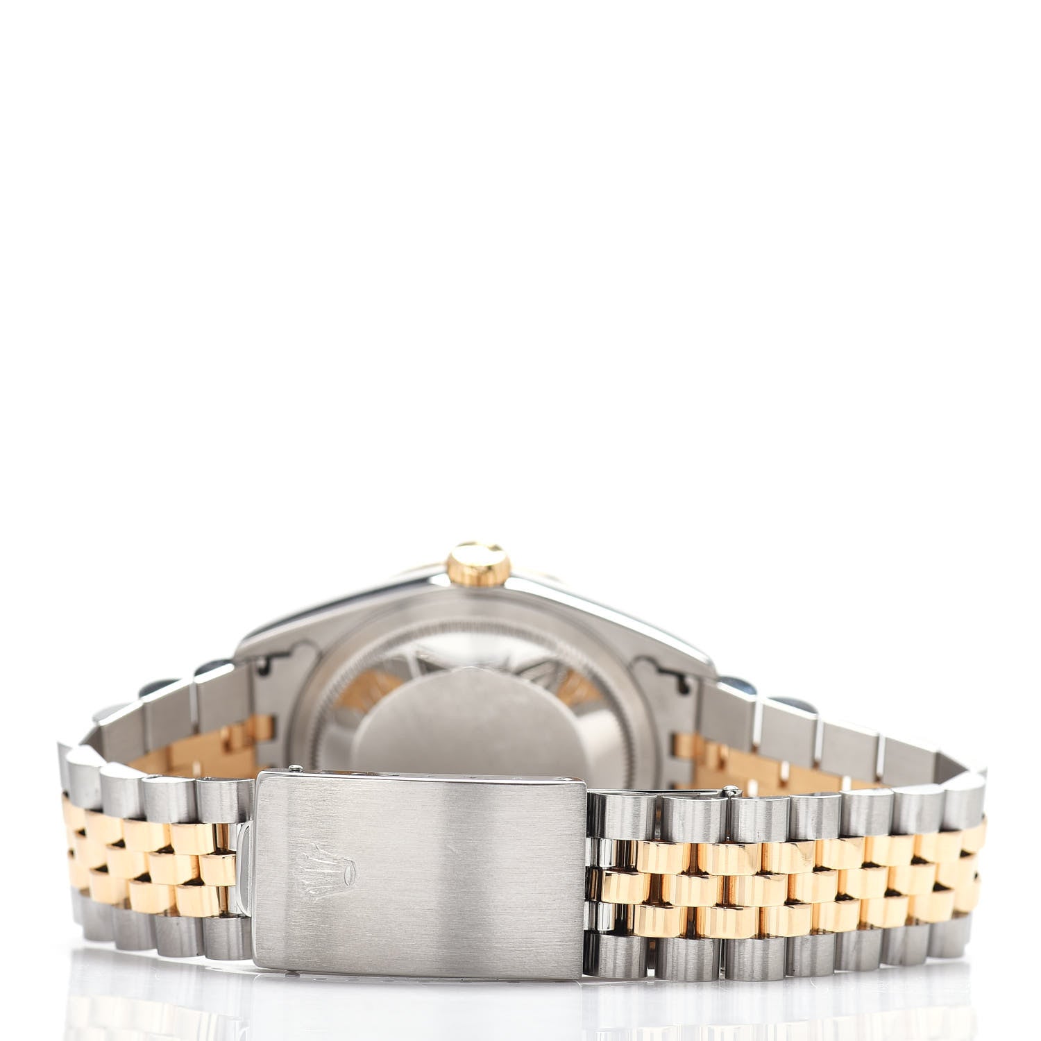 Rolex Stainless Steel 18K Yellow Gold Diamond 36mm Oyster Perpetual Datejust Watch White Roman 16233 3 of 4