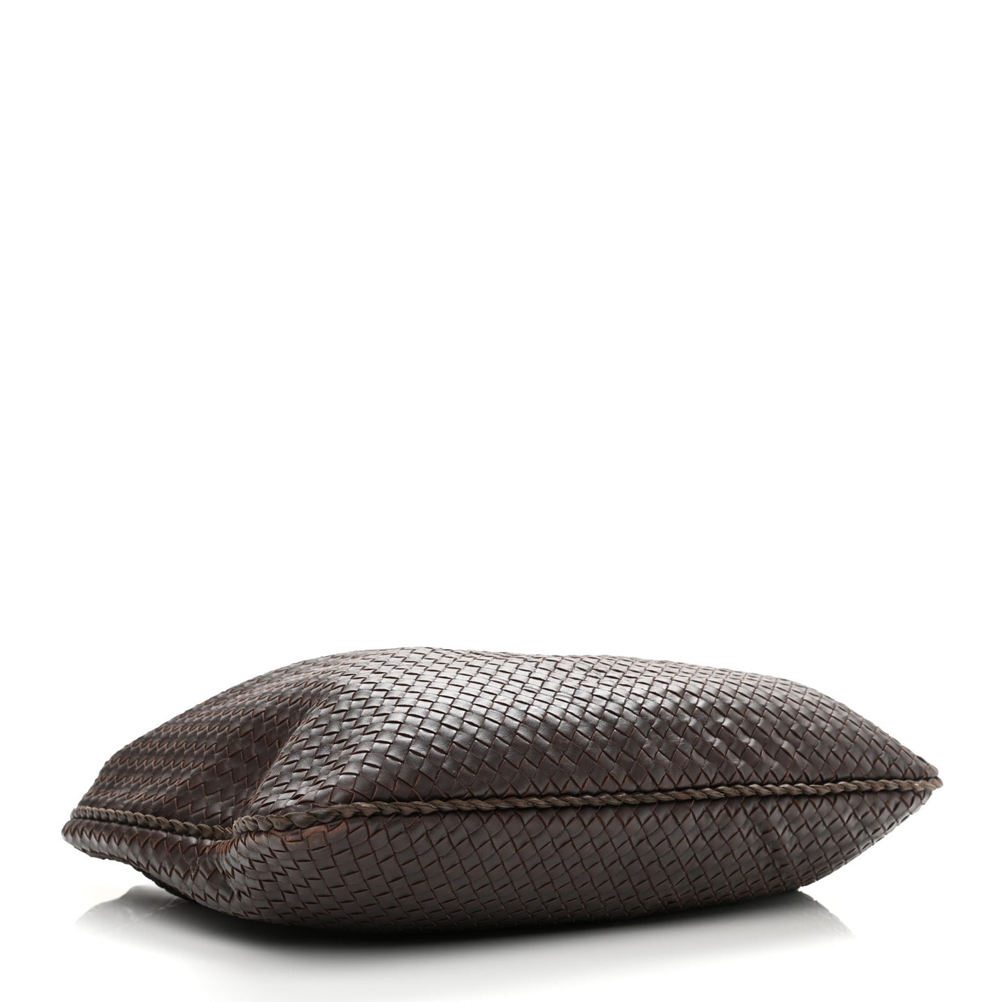 Nappa Intrecciato Maxi Veneta Hobo Ebano