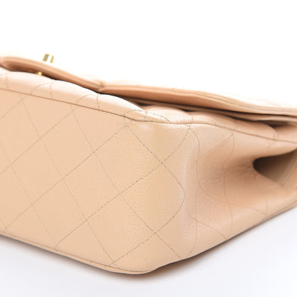 Chanel Caviar Quilted Jumbo Double Flap Beige Clair 9 of 18