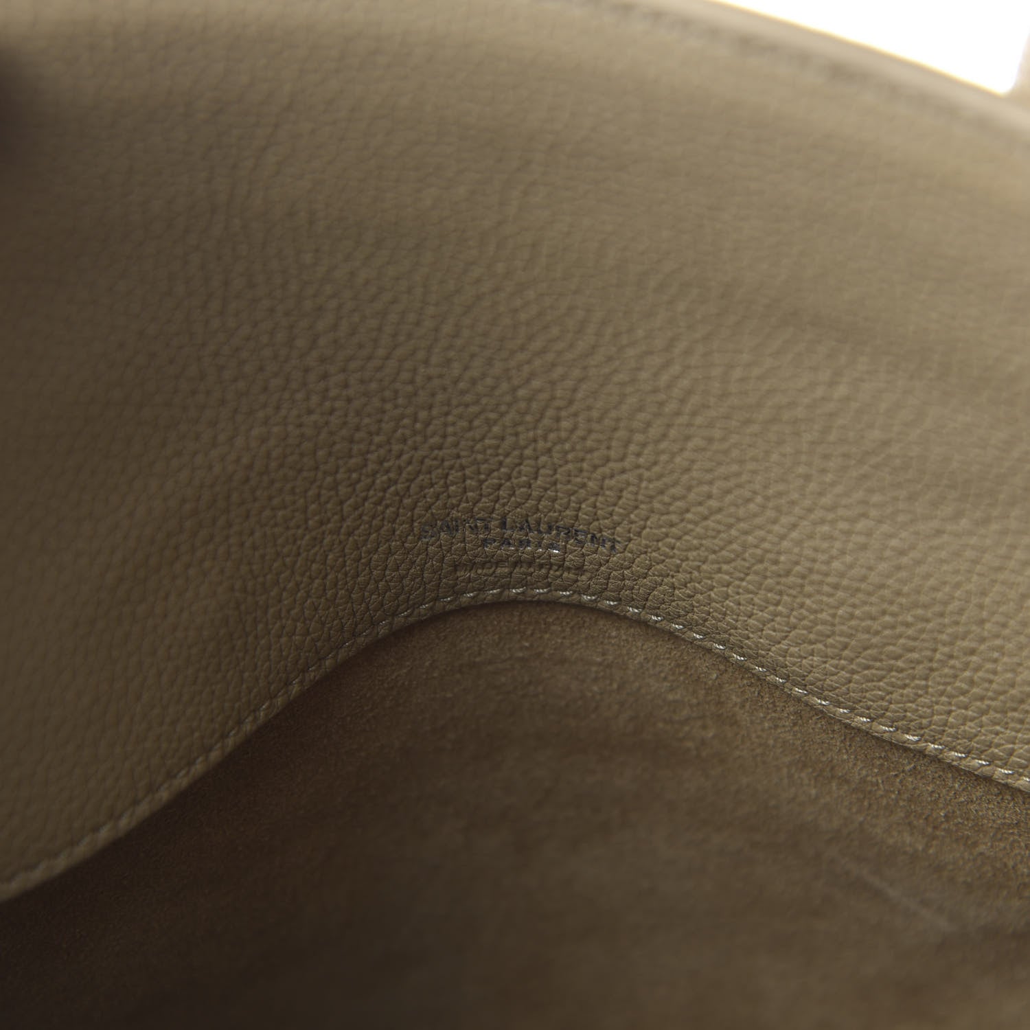 Saint Laurent Grained Calfskin Small Supple Sac De Jour Sable Beige 8 of 10