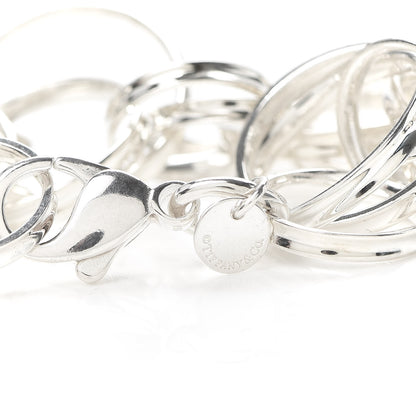 Tiffany Sterling Silver 1837 Interlocking Circles Bracelet 5 of 7
