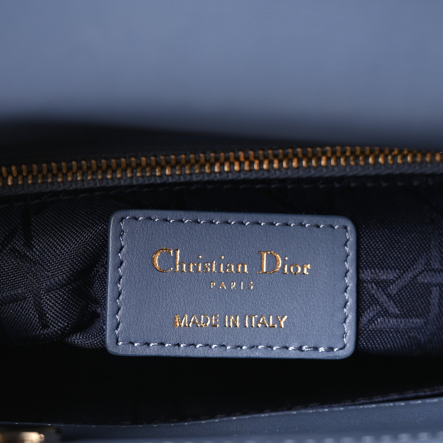 Christian Dior Lambskin Cannage Small My ABCDior Lady Dior Blue 6 of 11