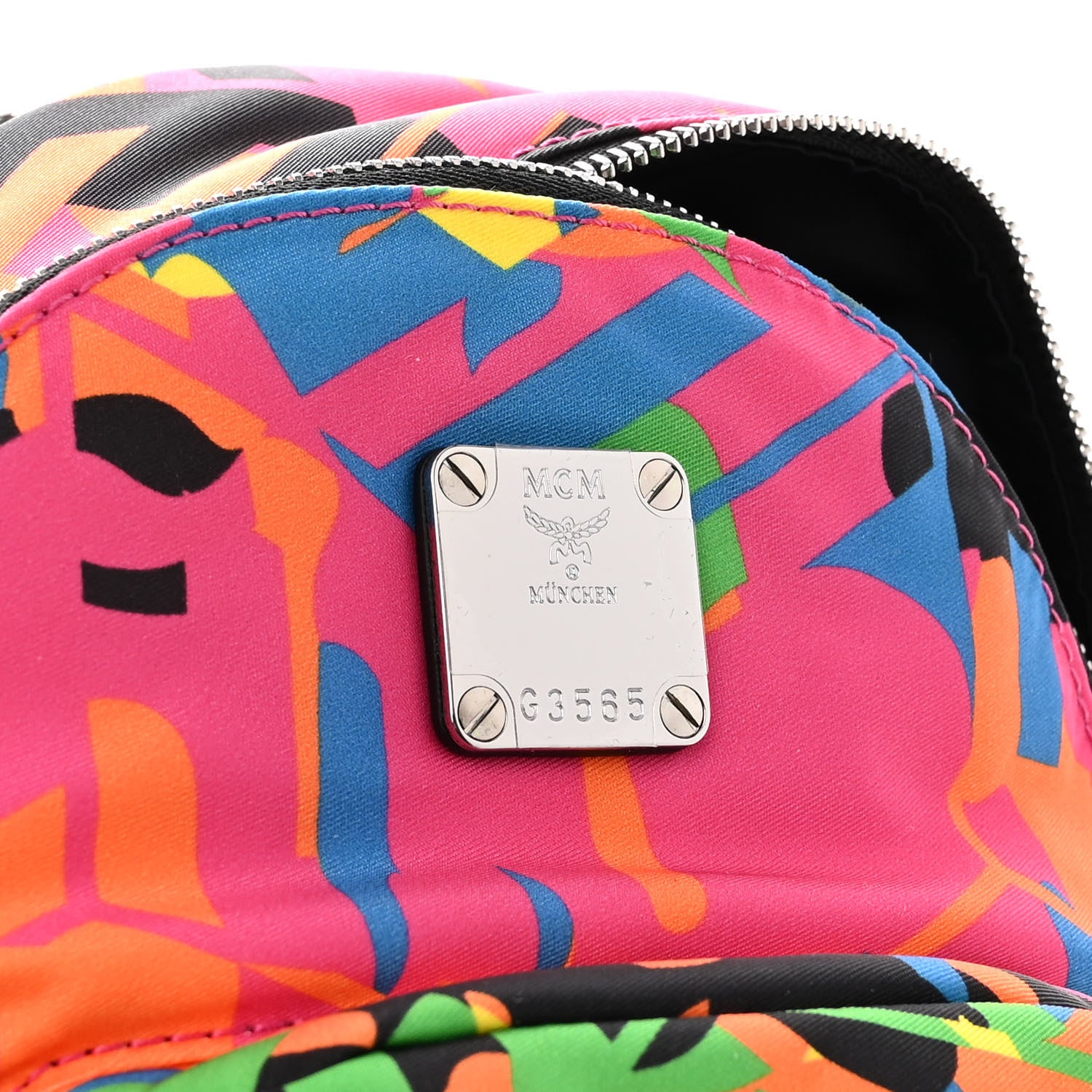 MCM Nyon Mini Stark Crossbody Backpack Multicolor 6 of 9