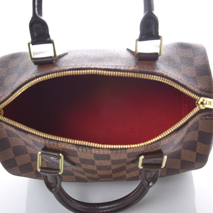 Louis Vuitton Damier Ebene Speedy Bandouliere 25 6 of 8