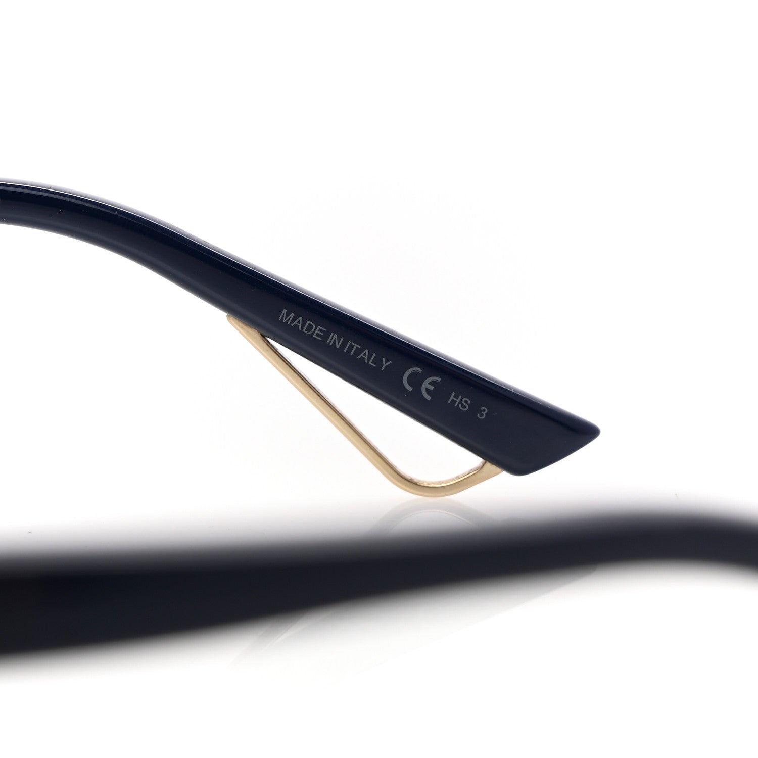 Christian Dior Technologic Sunglasses Gold Blue 4 of 10