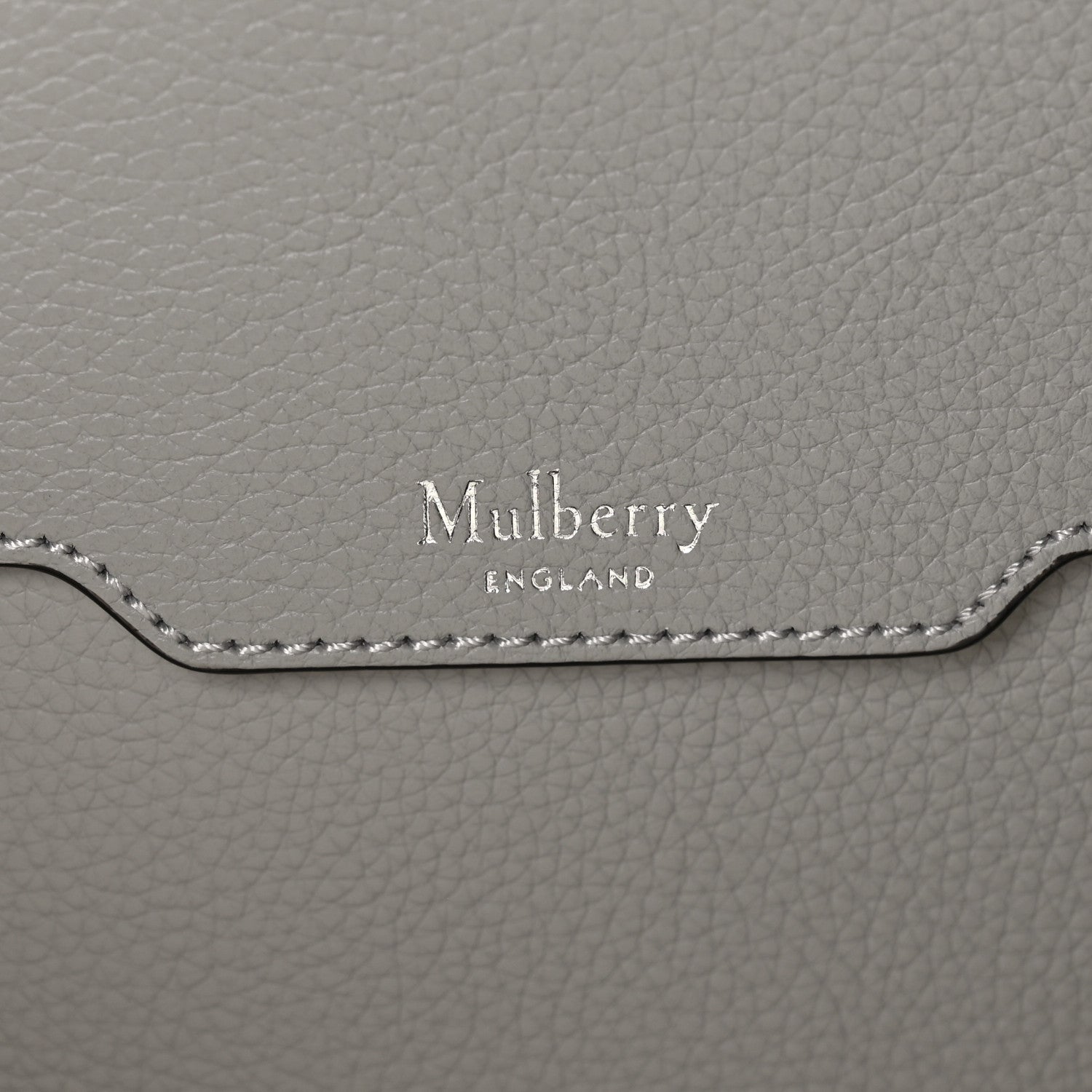 Mulberry Small Classic Grain Bayswater Tote Pale Grey 7 of 10