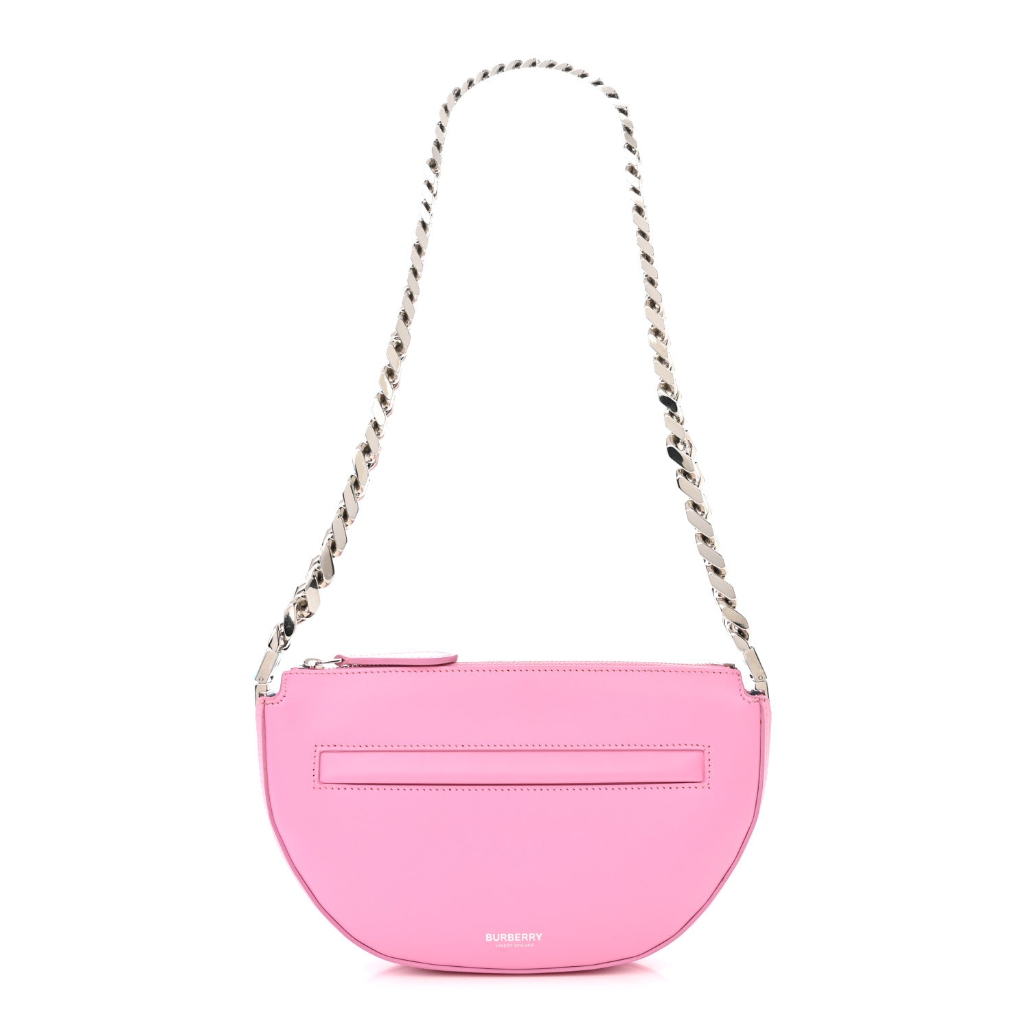 Burberry Lambskin Small Olympia Chain Shoulder Bag Primrose Pink 1 of 9