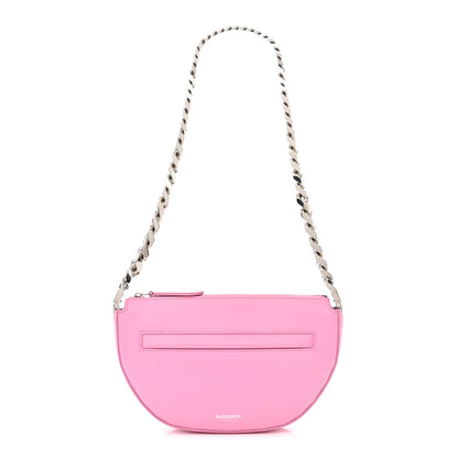 Burberry Lambskin Small Olympia Chain Shoulder Bag Primrose Pink 1 of 9
