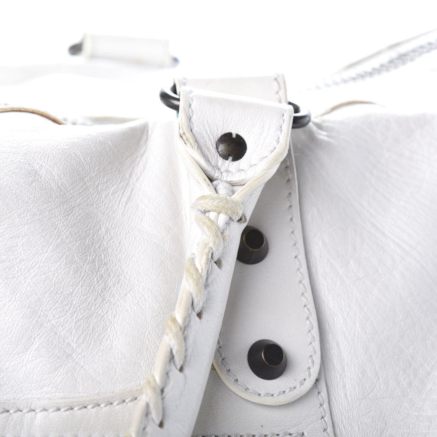 Agneau Classic Hardware Weekender White