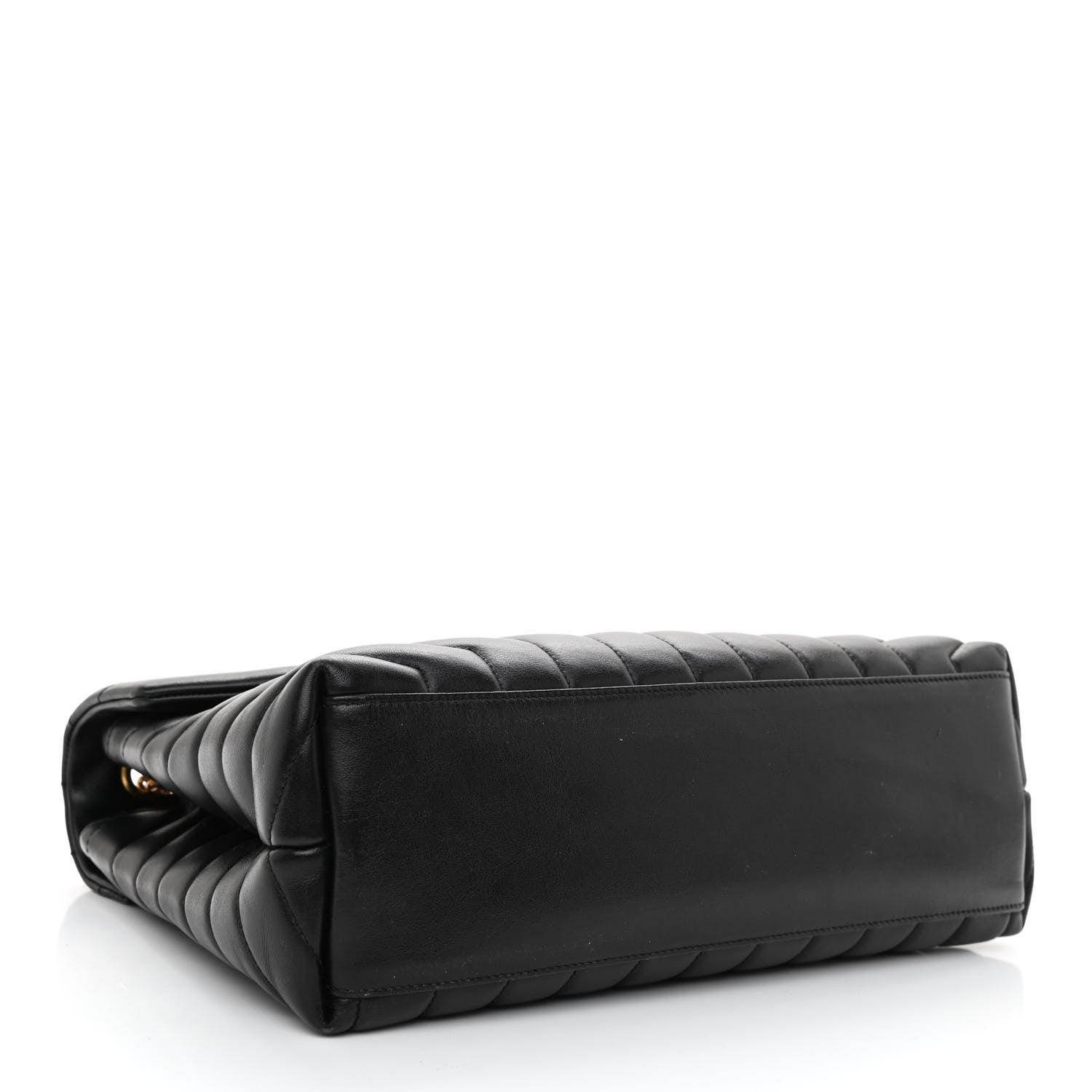 Saint Laurent Calfskin Y Quilted Monogram Medium Loulou Chain Satchel Black 4 of 9