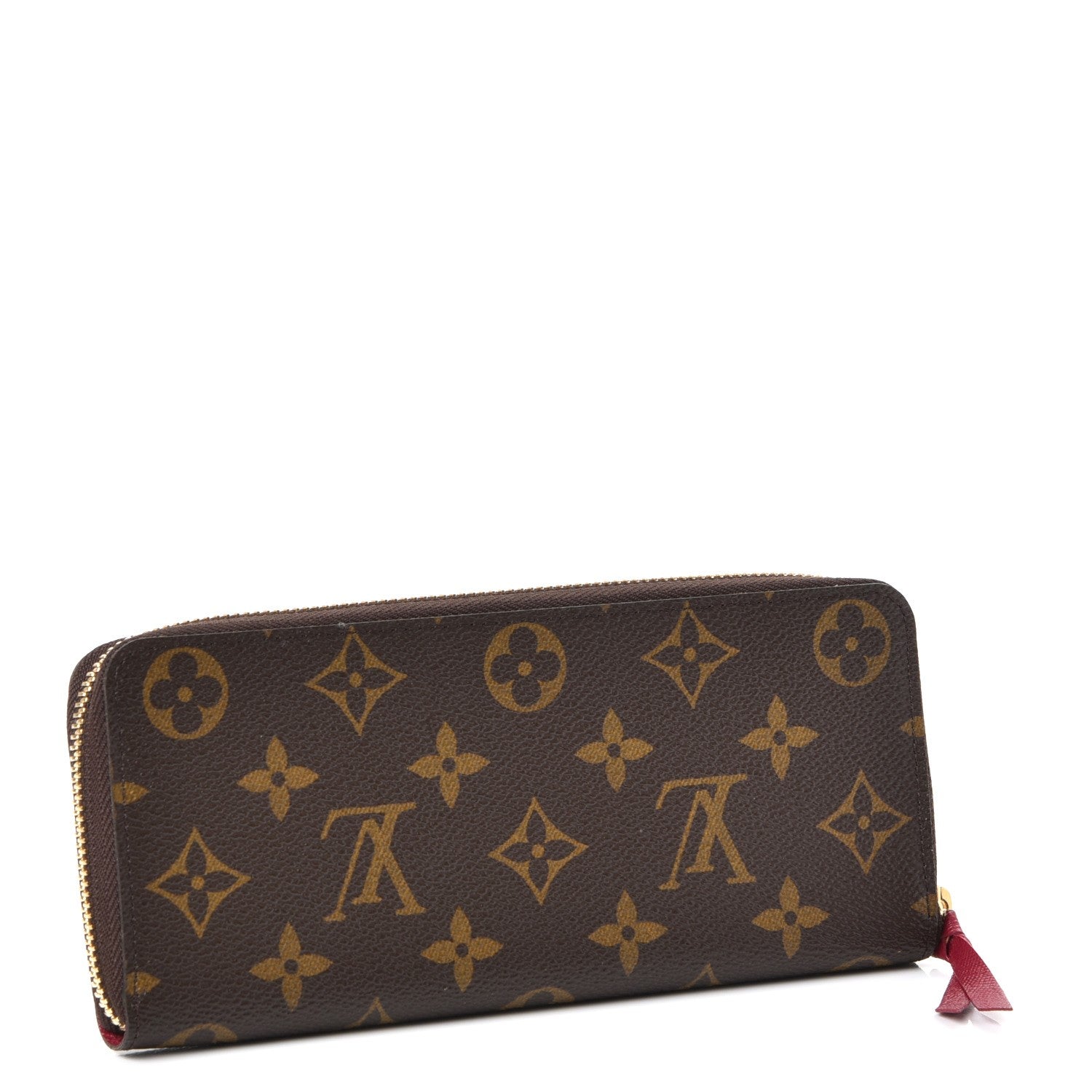 Louis Vuitton Monogram Clemence Wallet Fuchsia 3 of 9